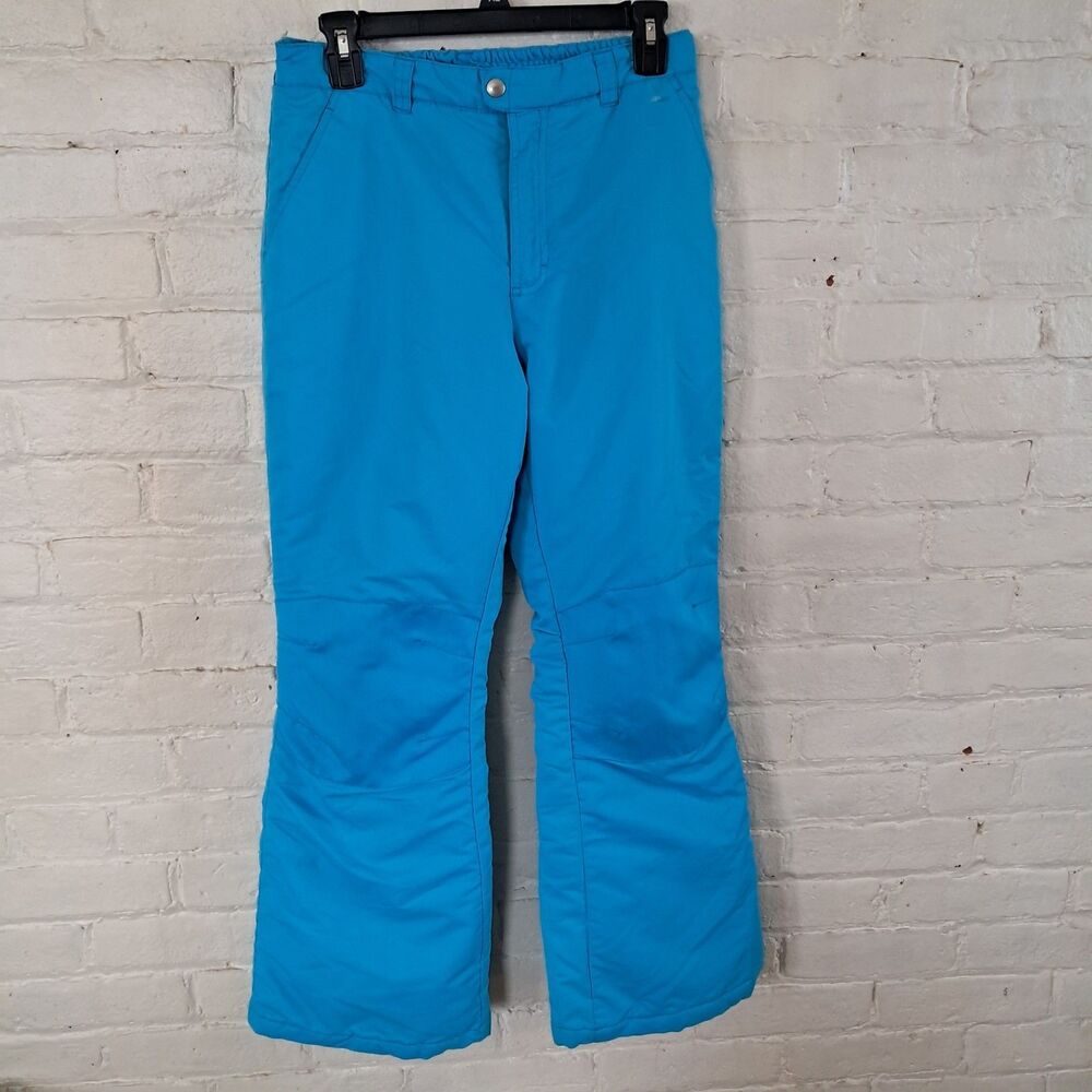 Youth Girls XL (14/16) Bright Blue Snow Pants Ski Pants Winter Outerwear EUC